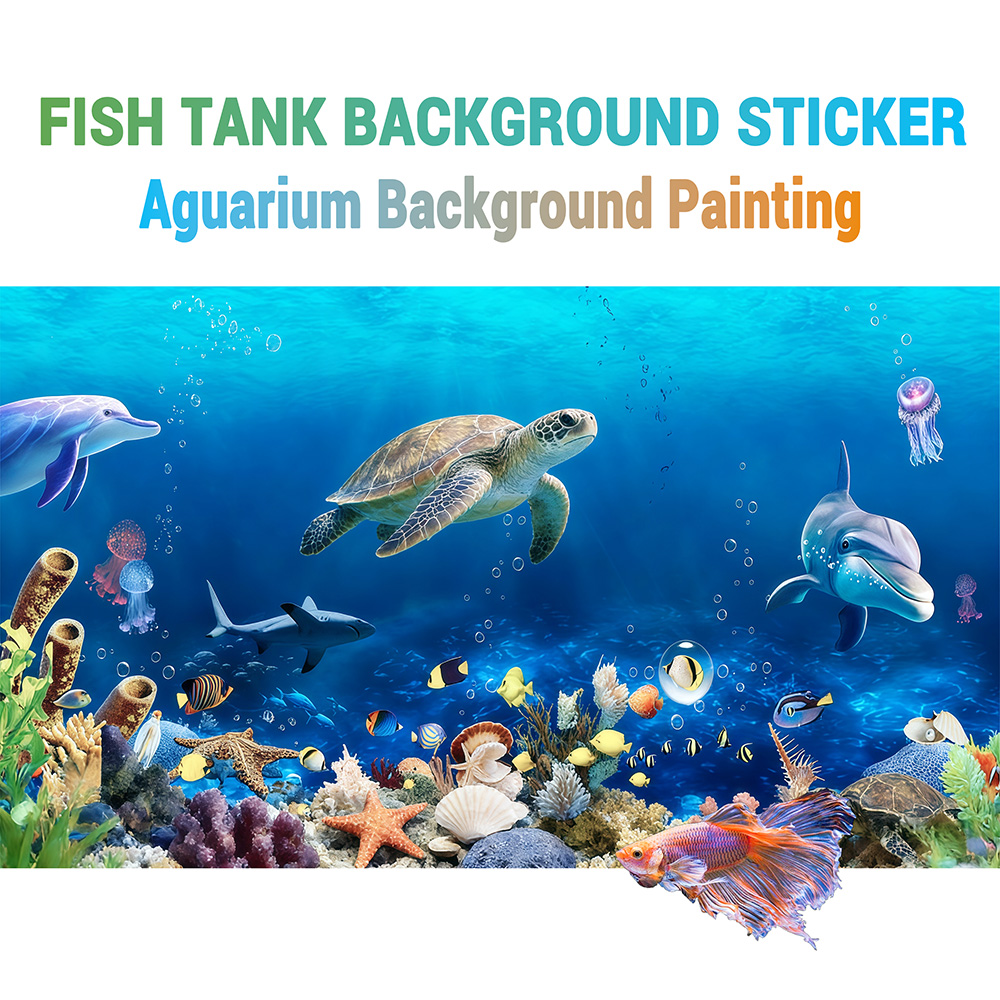 Aquarium Fish Dolphin - 수족관 배경, 어항 배경, 푸른 바다거북
