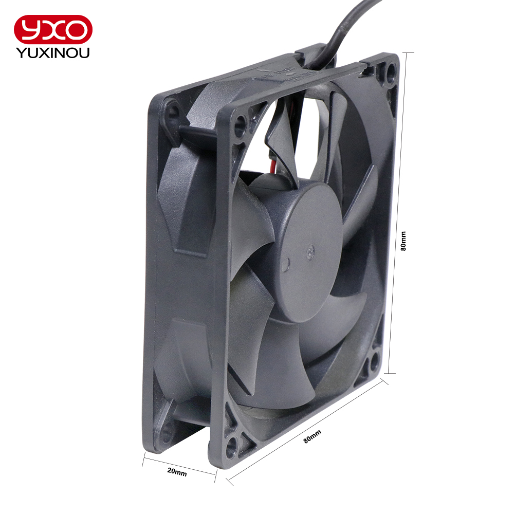 Aquarium Fish Light - 1PCS 80x80x20mm LED 고전력 방열판 팬