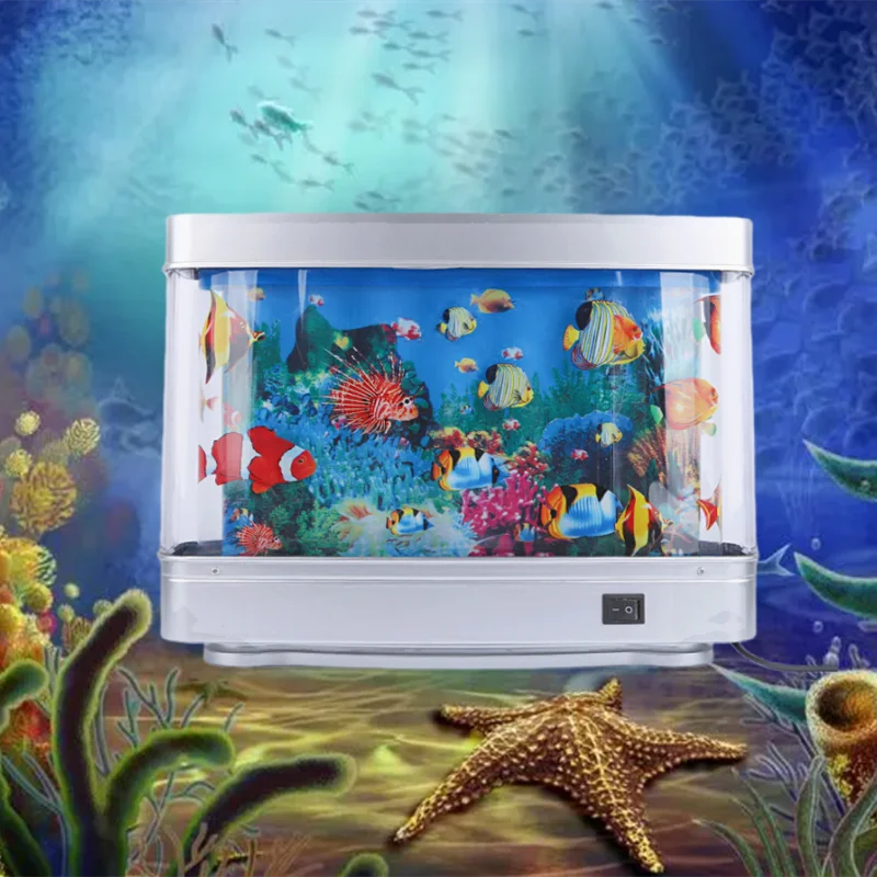 Aquarium Fish Dolphin - 동적 가상 바다 Led 물고기 탱크