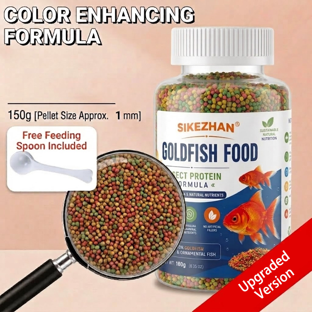 Fish Food Flake - 색상 강화 금붕어 사료 곤충 단백질