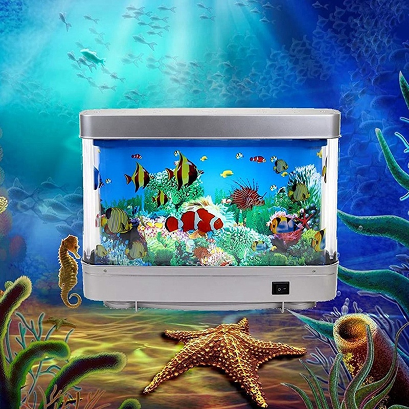 동적 가상 바다 LED 어항 램프 돌고래 인공 열대 풍 - Aquarium Fish Dolphin 리뷰 및 가격