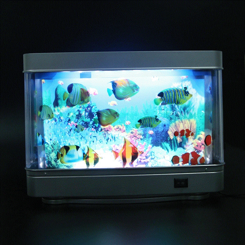 다이내믹 가상 바다 LED 어항 램프 수족관 무드 야간 - Aquarium Fish Dolphin 리뷰 및 가격