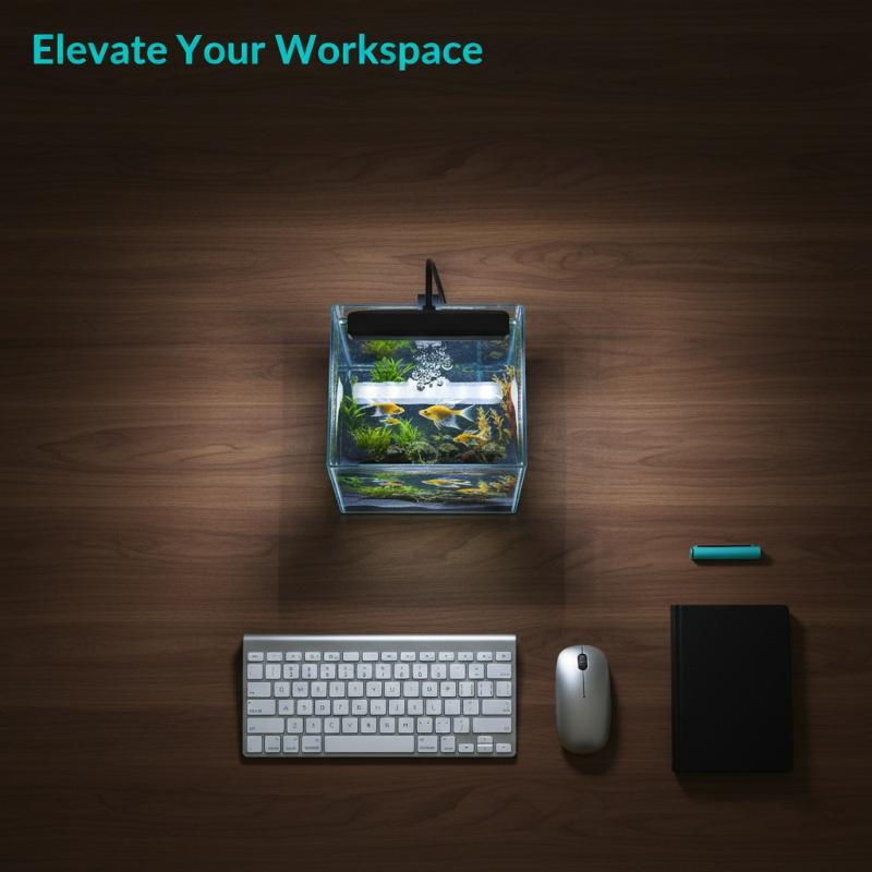 USB 수족관 클립 조명, 가정 사무실 데스크탑 어항  - Aquarium Fish Light 리뷰 및 가격