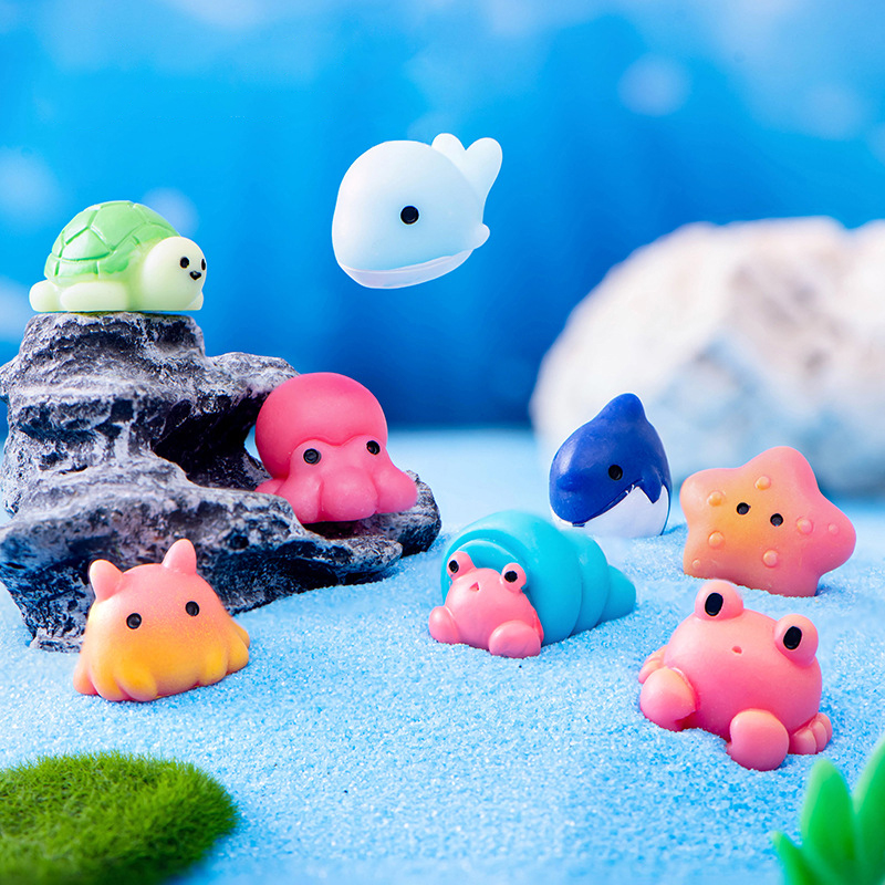 창의적인 송진 해양 동물 돌고래 Qctopuss 해파리 - Aquarium Fish Dolphin 리뷰 및 가격