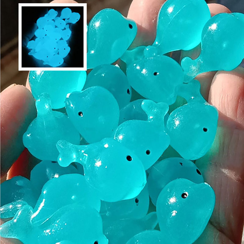 발광 고래 돌 송진 장식품, 수족관 장식, 형광 돌고래 - Aquarium Fish Dolphin 리뷰 및 가격