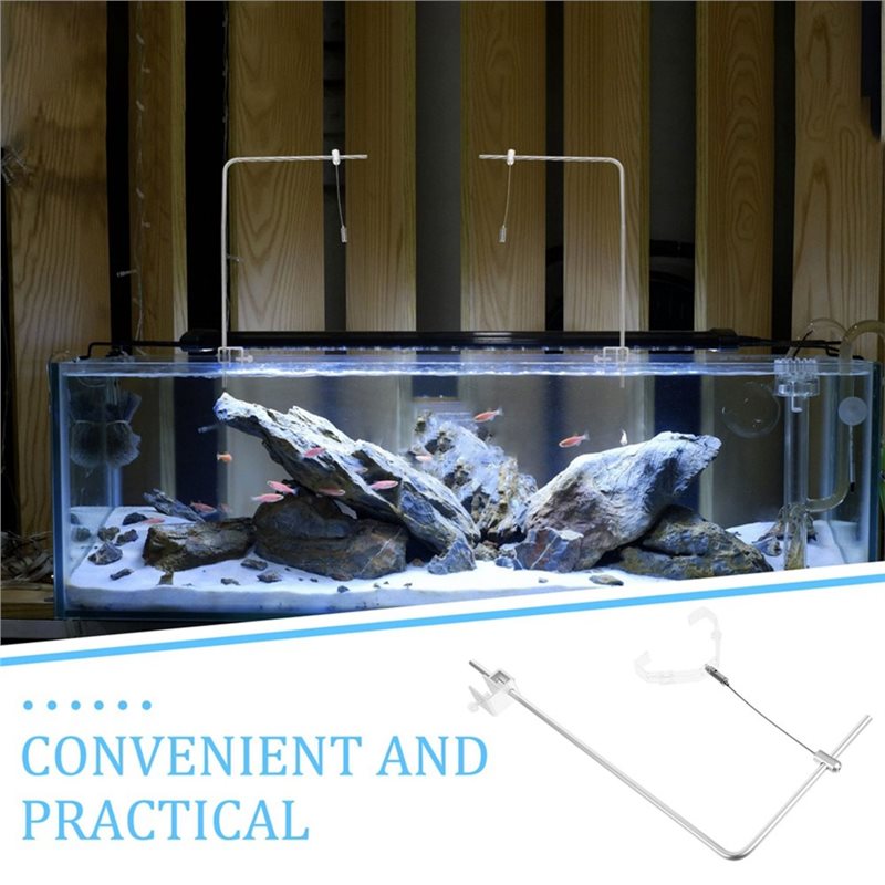 AB41-2Pcs 물고기 탱크 라이트 랙 클립이 있는  - Aquarium Fish Light 리뷰 및 가격