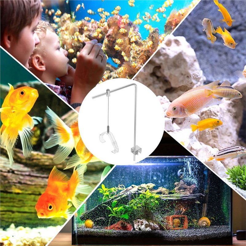 AB41-2Pcs 물고기 탱크 라이트 랙 클립이 있는  - Aquarium Fish Light 리뷰 및 가격