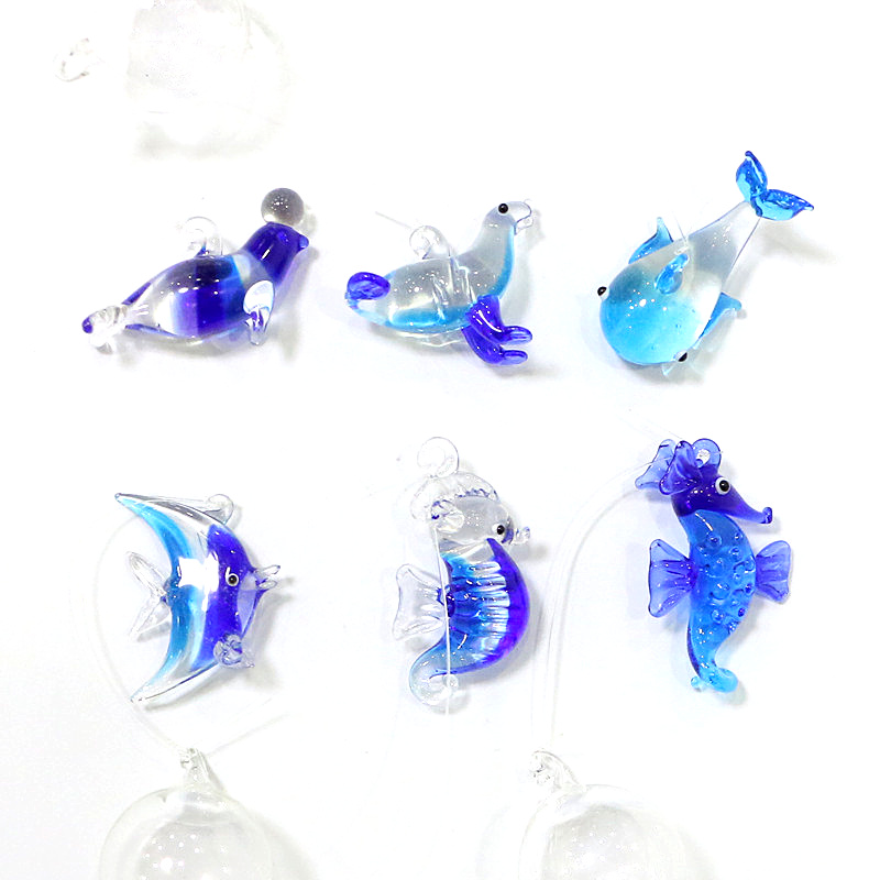 플로팅 글래스 해양 동물 펜던트 수족관 장식 미니 돌고 - Aquarium Fish Dolphin 리뷰 및 가격